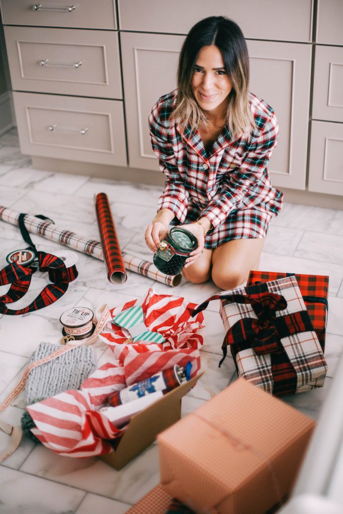 Ralph Lauren Plaid pajamas and Holiday Candle ideas