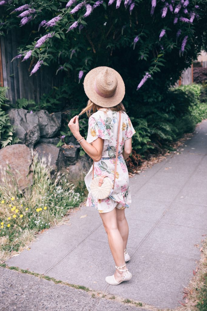 Floral Wrap Dress for Summer and Rebecca Minkoff Espadrilles