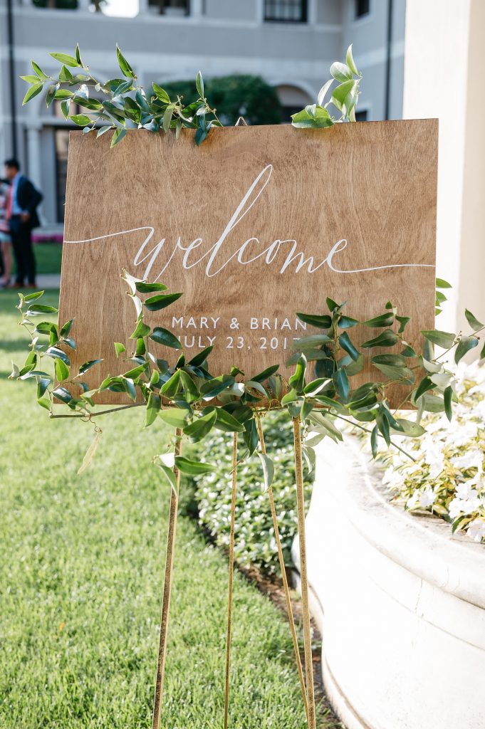 Etsy Welcome Wedding Sign