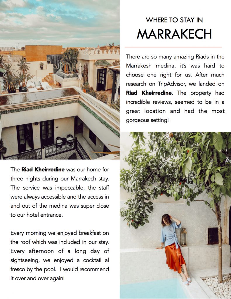 Best hotels in Marrakech and Riad Kheirredine