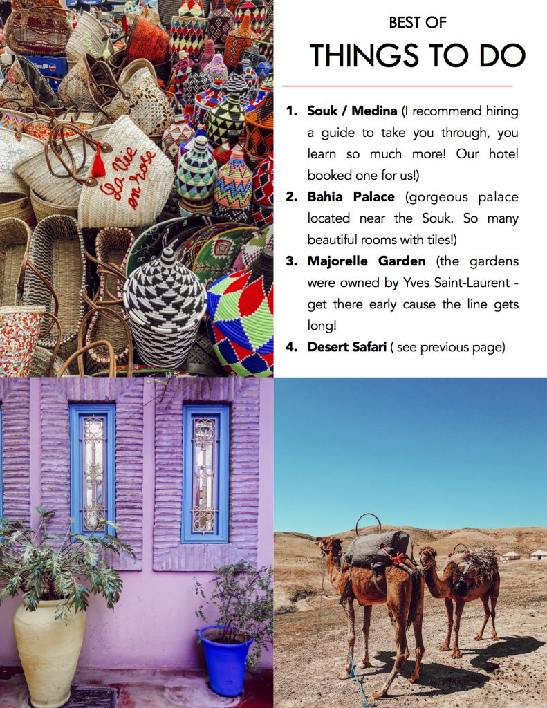 Blogger Mary Krosnjar sharing Marrakech Travel Guide