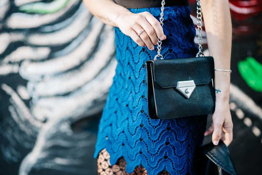 Blue Lace Dress - Sportsanista | Seattle Fashion Blog