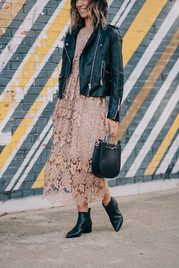 NA KD Crochet Strap Back Dress and Chicago Fashion Blogger