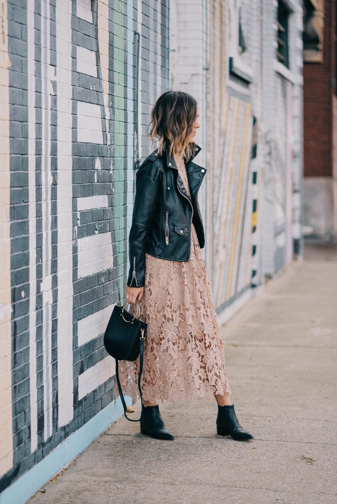 NA KD Crochet Strap Back Dress and Chicago Fashion Blogger