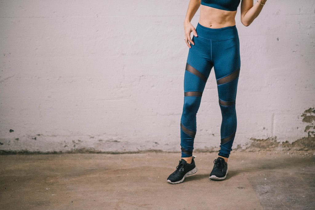 Popsugar Two Week Workout and Mesh workout pants