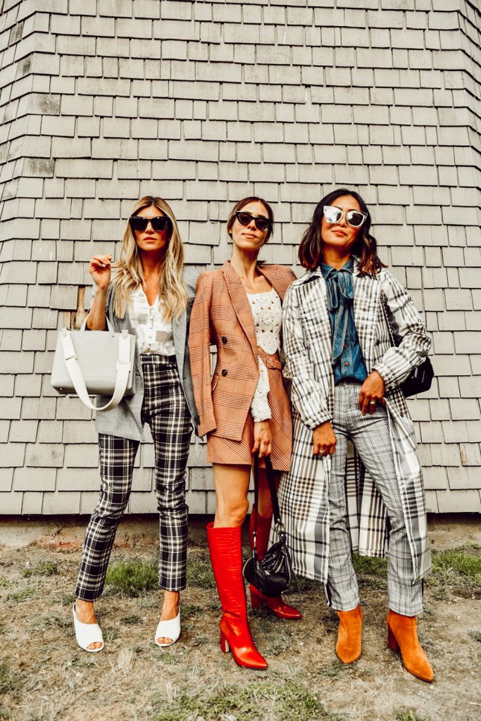 Seattle Stylelogue wearing transitional plaid for fall 2019 
