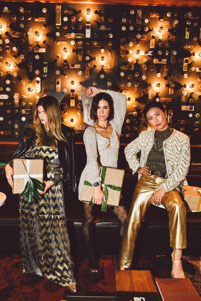 Seattle Bloggers sharing three ways to style sequins and gold for the holiday 