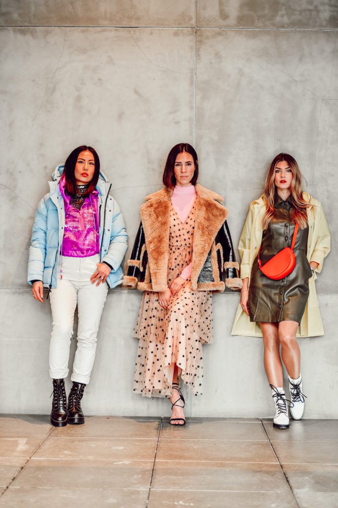 Seattle Stylelogue bloggers wearing winter brights